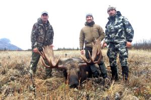 Moose hunt, Ellis Big Game Guides, Nabesna, Alaska.